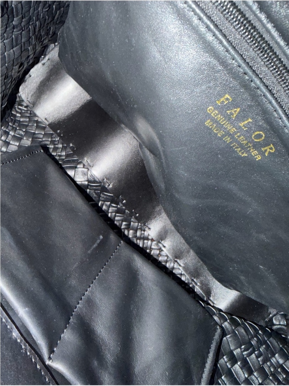 New with tags Falor Italian Leather Tote! - Picture 5 of 8